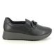 IMAC Comfort Slip On Shoes - Black leather - 7630/1400011 ESTHER