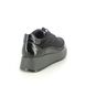 IMAC Trainers - Black patent suede - 7370/4200011 ESTHER BUNGEE