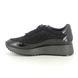 IMAC Trainers - Black patent suede - 7370/4200011 ESTHER BUNGEE