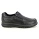 IMAC Slip-on Shoes - Black leather - 1919/2290011 HANK SLIP TEX