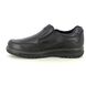 IMAC Slip-on Shoes - Black leather - 1919/2290011 HANK SLIP TEX