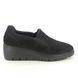 IMAC Wedge Shoes - Black Suede - 5250/7150011 JENIFER SLIP ON