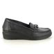 IMAC Loafers - Black leather - 5630/1400011 MARATEA WEDGE