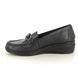 IMAC Loafers - Black leather - 5630/1400011 MARATEA WEDGE