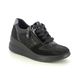 IMAC Trainers - Black patent suede - 7930/5810011 RONDA  WEDGE