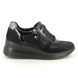 IMAC Trainers - Black patent suede - 7930/5810011 RONDA  WEDGE