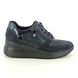 IMAC Trainers - Navy Patent Suede - 7930/5811009 RONDA  WEDGE