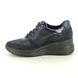 IMAC Trainers - Navy Patent Suede - 7930/5811009 RONDA  WEDGE