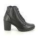 IMAC Heeled Boots - Black leather - 7350/1400011 VICKY  LACE