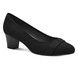 Jana Court Shoes - Black - 22465/29001 ABURA  WIDE