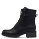 Jana Lace Up Boots - Black - 25267/43001 BARON ABI ZIP