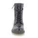 Jana Lace Up Boots - Black - 25267/43001 BARON ABI ZIP