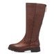 Jana Knee-high Boots - Cognac tan - 25564/43305 BETTY ZIP WIDE