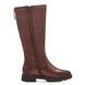 Jana Knee-high Boots - Cognac tan - 25564/43305 BETTY ZIP WIDE