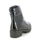 Jana Biker Boots - Black patent - 25263/43018 JENN DONO LACE