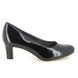 Jana Court Shoes - Black patent - 22472/41018 KALLADAEN WIDE