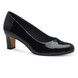 Jana Court Shoes - Black patent - 22472/41018 KALLADAEN WIDE