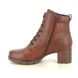 Jana Ankle Boots - Cognac tan - 25163/43305 LAVI LACE ZIP