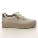 Jana Trainers - Ivory - 23767/43411 LIMA ZIP WIDE