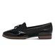 Jana Loafers - Black patent suede - 74260/41001 TASSLE WIDE