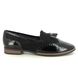 Jana Loafers - Black patent suede - 74260/41001 TASSLE WIDE