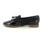 Jana Loafers - Black patent suede - 74260/41001 TASSLE WIDE