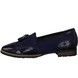 Jana Loafers - Navy Patent Suede - 74260/41805 TASSLE WIDE