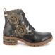 Laura Vita Lace Up Boots - Black floral - S0A0053/47B COCRAILO 47