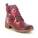 Laura Vita Lace Up Boots - Red floral - SOA0053/47B COCRAILO 47