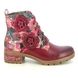 Laura Vita Lace Up Boots - Red floral - SOA0053/47B COCRAILO 47