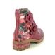 Laura Vita Lace Up Boots - Red floral - SOA0053/47B COCRAILO 47