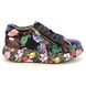 Laura Vita Trainers - Black floral - SO26803/4G NIKITO 44