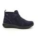 Legero Lace Up Boots - Navy Suede - 2009569/8300 SOFT LACE GTX