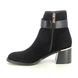 Lotus Heeled Boots - Black - ULB395/34 ALICE