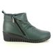 Lotus Wedge Boots - Green - ULB299/91 CORDELIA CERASO