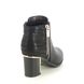 Lotus Heeled Boots - Black - ULB402/30 DANIELLE GREEVE