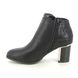 Lotus Heeled Boots - Black - ULB402/30 DANIELLE GREEVE