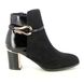 Lotus Heeled Boots - Black - ULB401/34 EBONY GREEVE AUTUMN