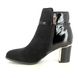 Lotus Heeled Boots - Black - ULB401/34 EBONY GREEVE AUTUMN