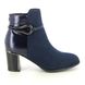 Lotus Heeled Boots - Navy - ULB401/70 EBONY GREEVE AUTUMN