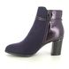 Lotus Heeled Boots - Purple - ULB401/95 EBONY GREEVE AUTUMN