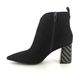 Lotus Heeled Boots - Black - ULB386/34 LORI    GLITZ