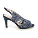 Lotus Heeled Sandals - Navy - ULS262/70 NATALIA AMELIA