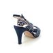 Lotus Heeled Sandals - Navy - ULS262/70 NATALIA AMELIA