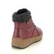 Lotus Lace Up Boots - Wine - ULB392/81 PENRITHE TEX