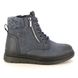 Lotus Lace Up Boots - Denim blue - ULB387/72 SAUNDRA TEX