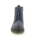 Lotus Lace Up Boots - Denim blue - ULB387/72 SAUNDRA TEX