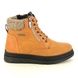 Lotus Lace Up Boots - Yellow - ULB387/08 SAUNDRA TEX