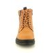 Lotus Lace Up Boots - Yellow - ULB387/08 SAUNDRA TEX