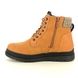 Lotus Lace Up Boots - Yellow - ULB387/08 SAUNDRA TEX